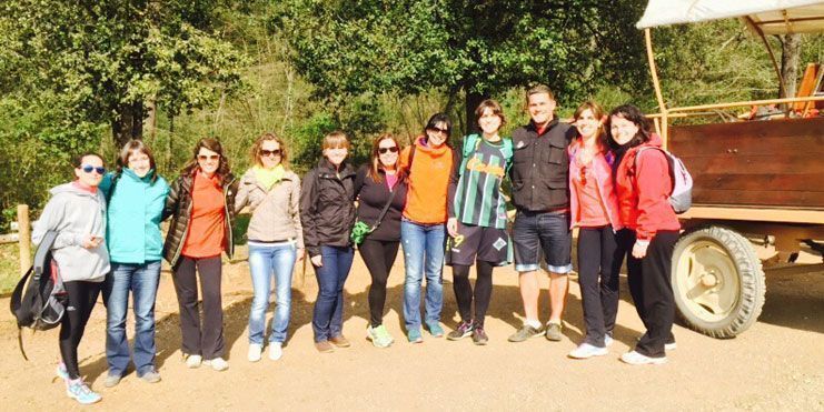 Comiats de solters amb carruatges a la Fageda