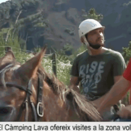 El Càmping Lava ofereix visites al Parc Natural de la Zona Volcànica de la Garrotxa a cavall