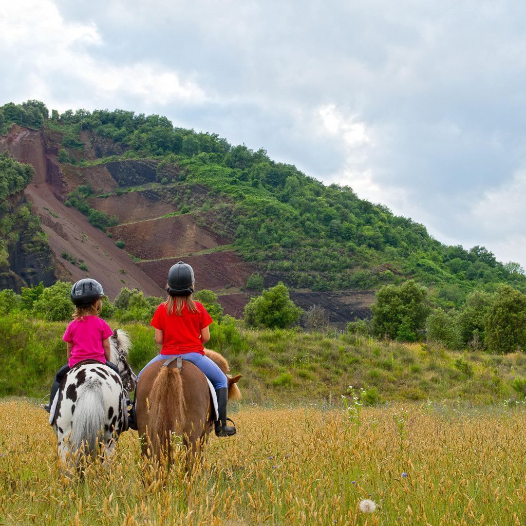 ruta en caballo por el croscat